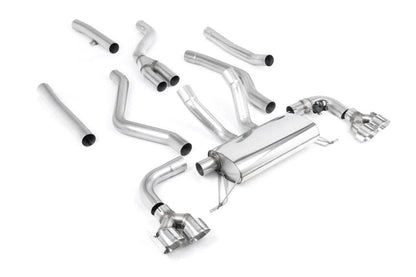 Milltek Cat-Back Exhaust Systems with GT-100 Tips for BMW G20 M340i 2021+-Exhaust-Silicon Valley Bimmer