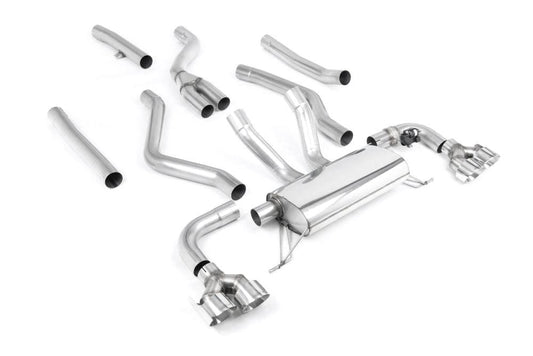 Milltek Cat-Back Exhaust Systems with GT-100 Tips for BMW G20 M340i 2021+-Exhaust-Silicon Valley Bimmer