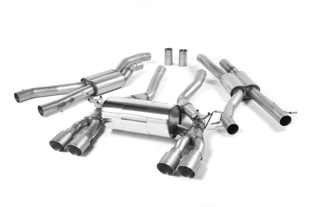 Milltek Cat-Back Race Exhaust Systems with GT-90 Tips for BMW F80 M3 & F82/ F83 M4 2014-2018-Exhaust-Silicon Valley Bimmer