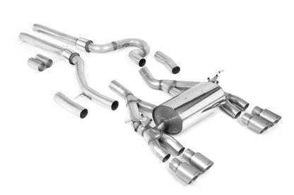 Milltek Equal Length (Loudest) Cat-Back Exhaust System with GT-90 Tips for BMW F80 M3 & F82/ F83 M4 2014-2018-Exhaust-Silicon Valley Bimmer