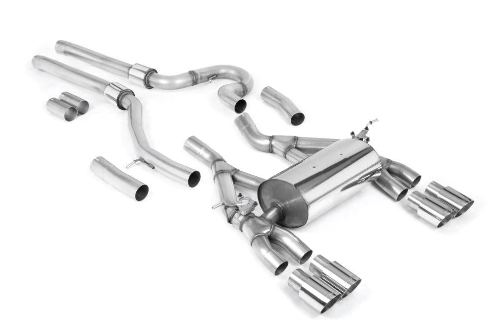 Milltek Equal Length (Loudest) Cat-Back Exhaust System with GT-90 Tips for BMW F80 M3 & F82/ F83 M4 2014-2018-Exhaust-Silicon Valley Bimmer