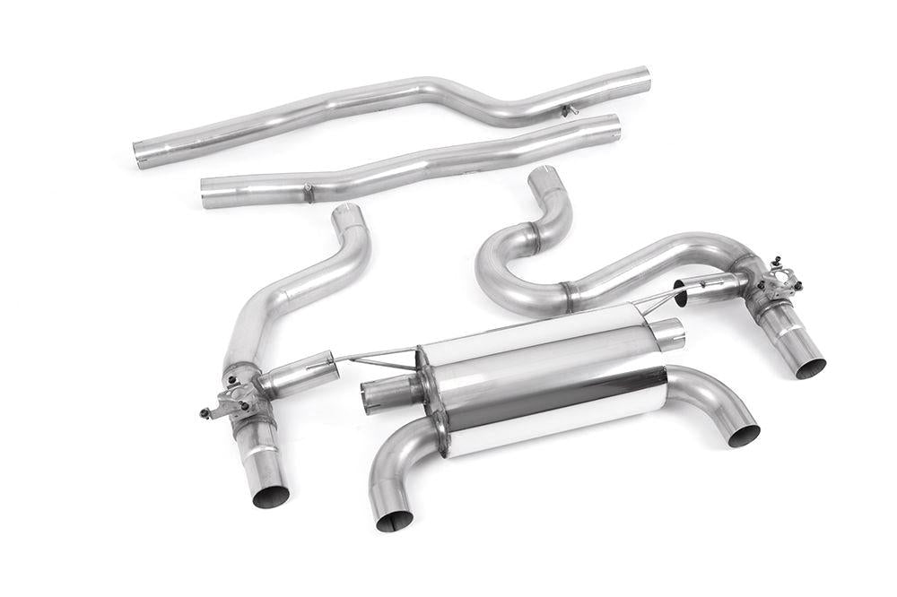 Milltek Equal Length OPF/GPF Cat-Back Exhaust System with Quad GT-90 Tips (Loudest) for BMW F87 M2 Competition 2018+-Exhaust-Silicon Valley Bimmer