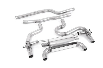 Milltek Equal Length OPF/GPF Cat-Back Exhaust System with Quad GT-90 Tips (Loudest) for BMW F87 M2 Competition 2018+-Exhaust-Silicon Valley Bimmer