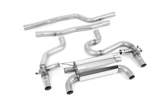 Milltek Equal Length OPF/GPF Cat-Back Exhaust System with Quad GT-90 Tips (Loudest) for BMW F87 M2 Competition 2018+-Exhaust-Silicon Valley Bimmer