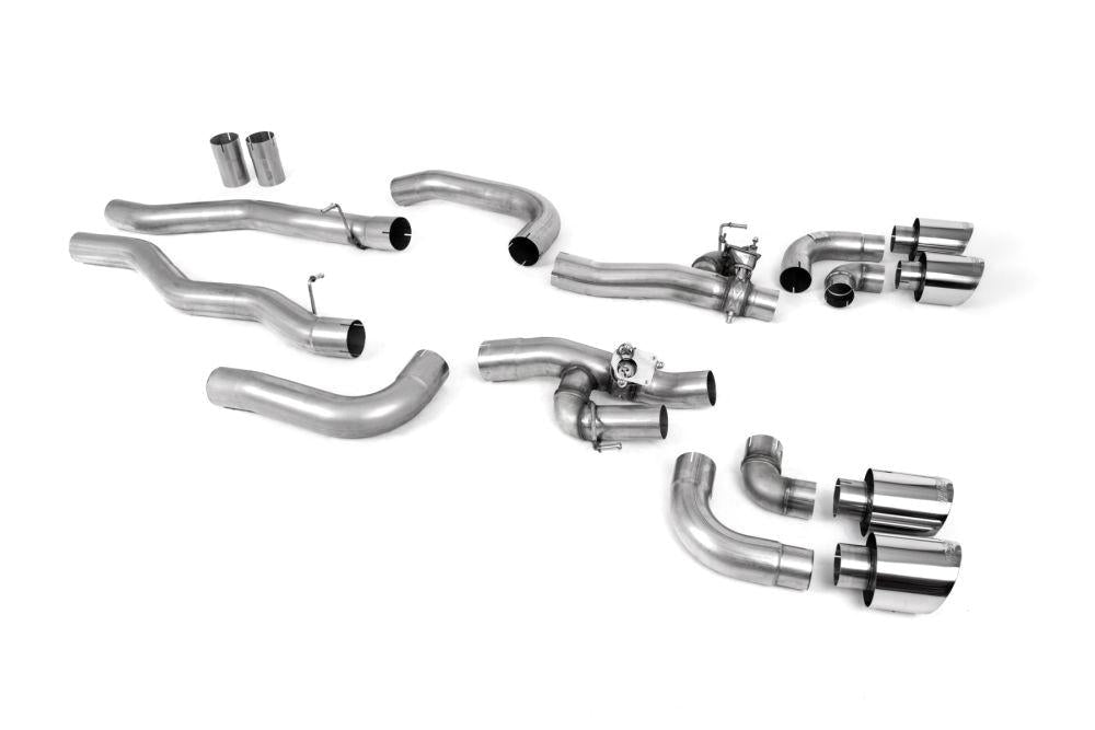 Milltek GPF/OPF Cat-Back Exhaust System with Rear Silencer Bypass & GT-115 Tips for BMW F91/F92/F93 M8 & M8 Competition 2020+-Exhaust-Silicon Valley Bimmer