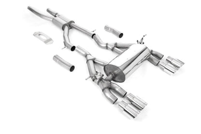 Milltek GPF/OPF Cat-Back Race Exhaust System with GT-90 Tips for BMW F80 M3 & F82/ F83 M4 2019-2020-Exhaust-Silicon Valley Bimmer