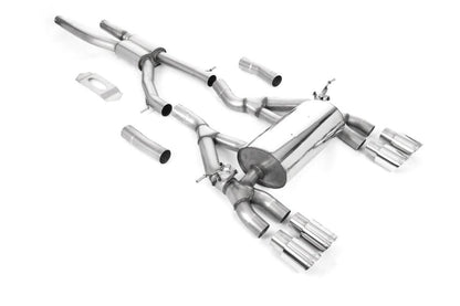 Milltek GPF/OPF Cat-Back Road Exhaust System with GT-90 Tips for BMW F80 M3 & F82/ F83 M4 2019-2020-Exhaust-Silicon Valley Bimmer