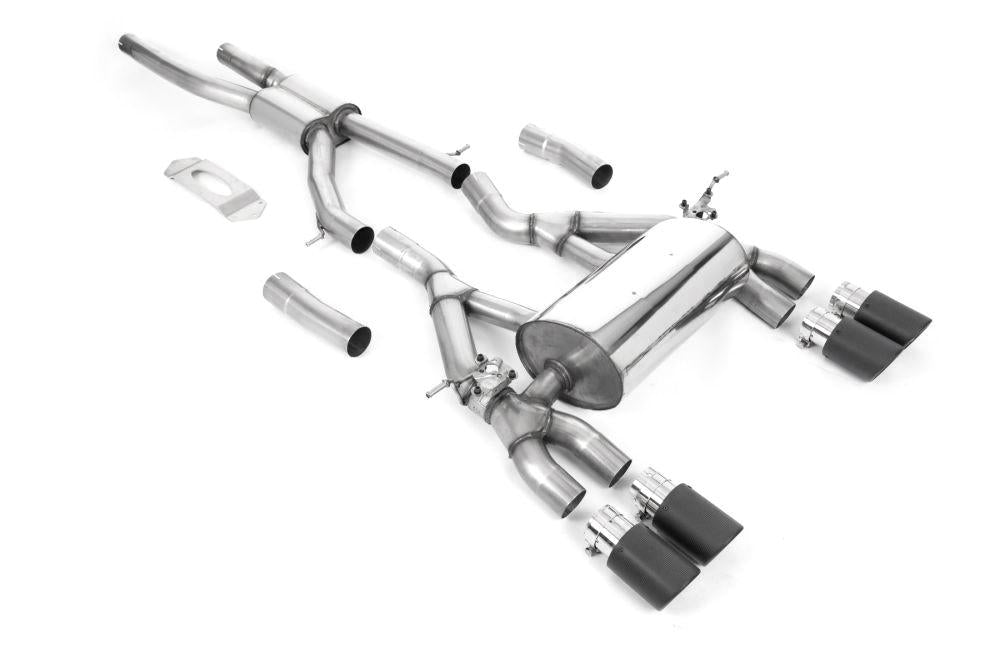 Milltek GPF/OPF Cat-Back Road Exhaust System with Jet Carbon Tips for BMW F80 M3 & F82/ F83 M4 2019-2020-Exhaust-Silicon Valley Bimmer