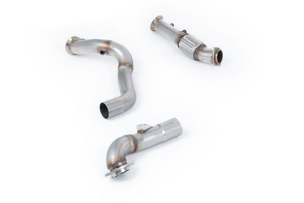 Milltek Large Bore Downpipe and De-Cat for BMW G87 M2 / G80 M3 / G82 M4 2021+-Exhaust-Silicon Valley Bimmer