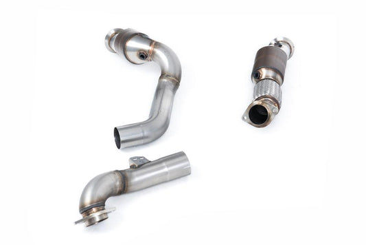 Milltek Large Bore Downpipe and Hi-Flow Sports Catalyst for BMW G87 M2 / G80 M3 / G82 M4 2021+-Exhaust-Silicon Valley Bimmer