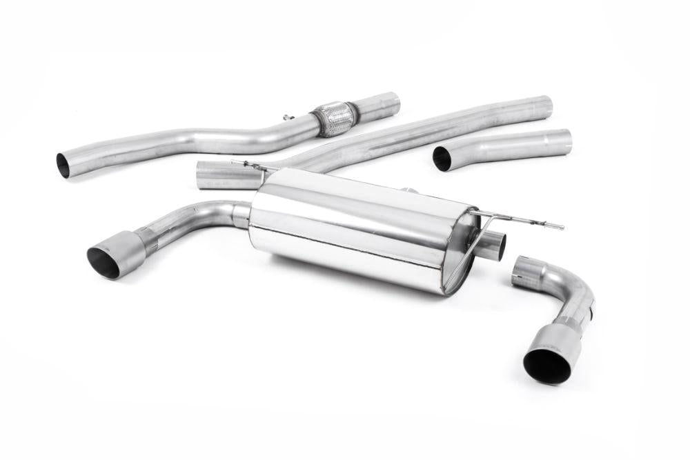 Milltek Non-Resonated Cat-Back Exhaust System (For 435i M Sport Valance) with GT-90 Tips for BMW F32 428i Coupe 2014-2016 | Automatic-Exhaust-Silicon Valley Bimmer