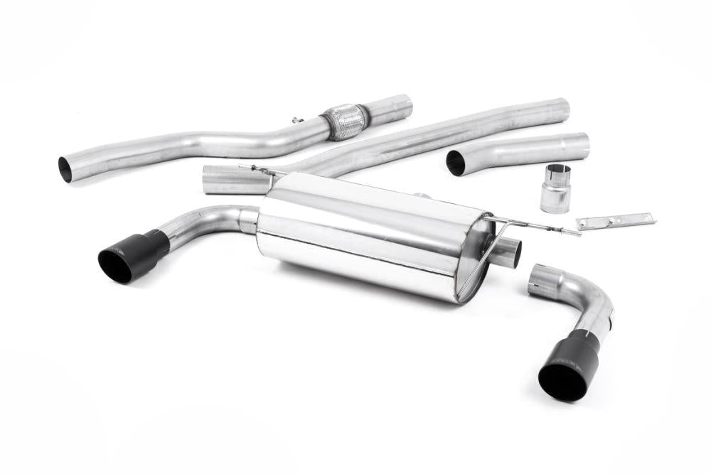 Milltek Non-Resonated Cat-Back Exhaust System (For 435i M Sport Valance) with GT-90 Tips for BMW F32 428i Coupe 2014-2016 | Manual-Exhaust-Silicon Valley Bimmer
