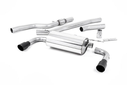 Milltek Non-Resonated Cat-Back Exhaust System (For 435i M Sport Valance) with GT-90 Tips for BMW F32 428i Coupe 2014-2016 | Manual-Exhaust-Silicon Valley Bimmer