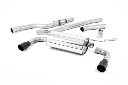 Milltek Non-Resonated Cat-Back Exhaust System (For 435i M Sport Valance) with GT-90 Tips for BMW F32 428i Coupe 2014-2016 | Manual-Exhaust-Silicon Valley Bimmer