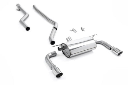 Milltek Non-Resonated Cat-Back Exhaust System (For M430i Valance) with Jet-90 Carbon Tips for BMW F30 320i M Sport 2015-2019-Exhaust-Silicon Valley Bimmer