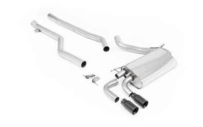 Milltek Non-Resonated Cat-Back Exhaust System with GT-76 Tips for BMW F30 320i M Sport 2015-2019-Exhaust-Silicon Valley Bimmer