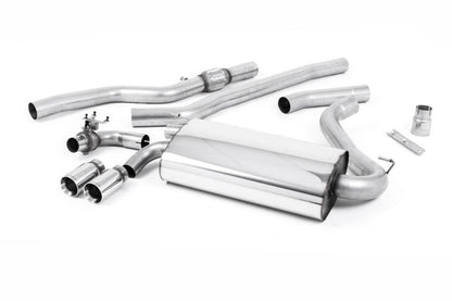 Milltek Non-Resonated Cat-Back Exhaust System with GT-76 Tips for BMW F32 428i Coupe 2014-2016 | Manual-Exhaust-Silicon Valley Bimmer