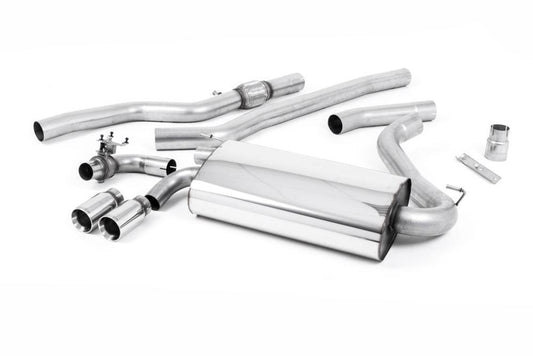 Milltek Non-Resonated Cat-Back Exhaust System with GT-76 Tips for BMW F32 428i Coupe 2014-2016 | Manual-Exhaust-Silicon Valley Bimmer