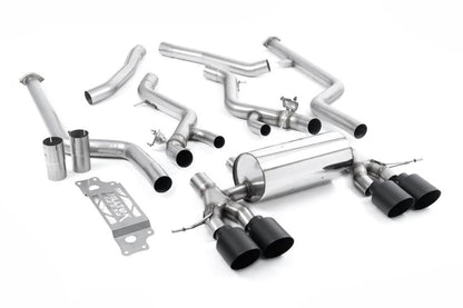 Milltek Non-Resonated Cat-Back Systems (Removes Secondary Cats) with GT-115 Tips for BMW G87 M2 Coupe 2023+-Exhaust-Silicon Valley Bimmer