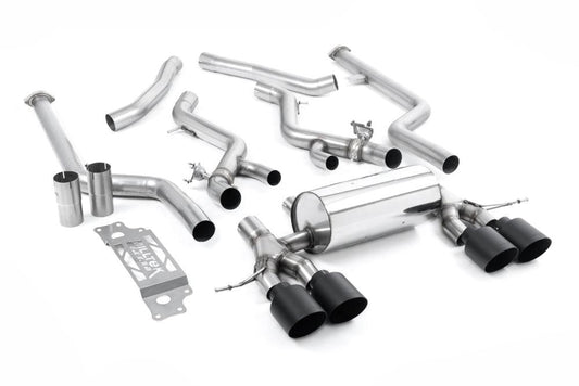 Milltek Non-Resonated Cat-Back Systems (Removes Secondary Cats) with GT-115 Tips for BMW G87 M2 Coupe 2023+-Exhaust-Silicon Valley Bimmer