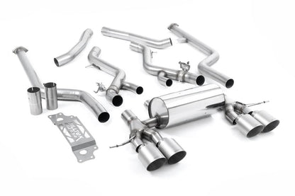 Milltek Non-Resonated Cat-Back Systems (Removes Secondary Cats) with GT-115 Tips for BMW G87 M2 Coupe 2023+-Exhaust-Silicon Valley Bimmer