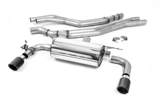 Milltek Non-Resonated Race Cat-Back Exhaust System with Carbon Jet 90 Tips for BMW F22 M240i Coupe 2015-2018-Exhaust-Silicon Valley Bimmer
