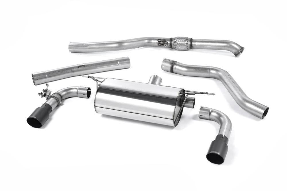 Milltek Non-Resonated Race Cat-Back Exhaust System with GT-90 Tips for BMW F22 M235i Coupe 2014-2015-Exhaust-Silicon Valley Bimmer