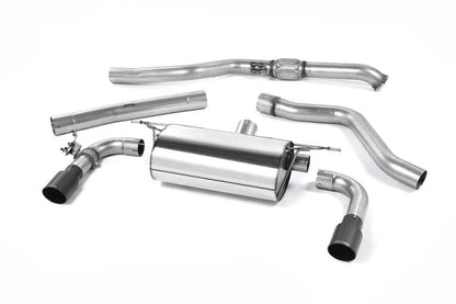 Milltek Non-Resonated Race Cat-Back Exhaust System with GT-90 Tips for BMW F22 M235i Coupe 2014-2015-Exhaust-Silicon Valley Bimmer