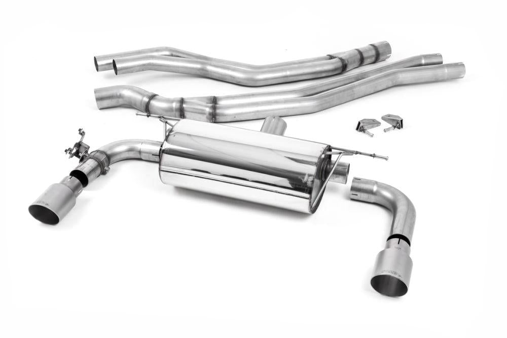 Milltek Non-Resonated Race Cat-Back Exhaust System with GT-90 Tips for BMW F22 M240i Coupe 2015-2018-Exhaust-Silicon Valley Bimmer