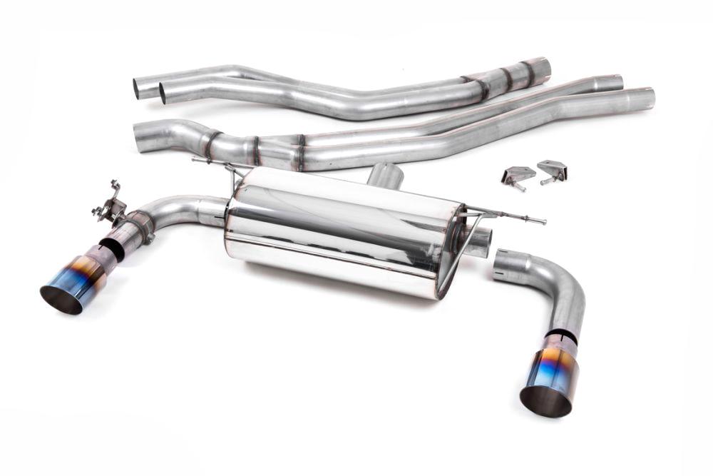 Milltek Non-Resonated Race Cat-Back Exhaust System with GT-90 Tips for BMW F22 M240i Coupe 2015-2018-Exhaust-Silicon Valley Bimmer