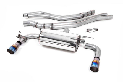 Milltek Non-Resonated Race Cat-Back Exhaust System with GT-90 Tips for BMW F22 M240i Coupe 2015-2018-Exhaust-Silicon Valley Bimmer