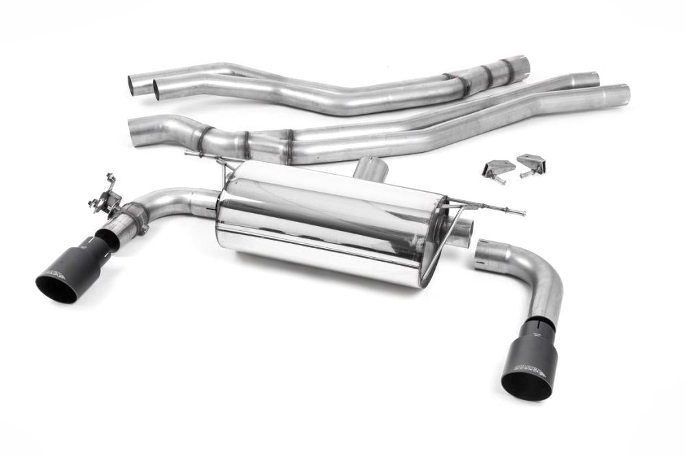 Milltek Non-Resonated Race Cat-Back Exhaust System with GT-90 Tips for BMW F22 M240i Coupe 2015-2018-Exhaust-Silicon Valley Bimmer