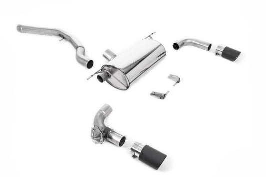 Milltek Non-Resonated Race (GPF Back) Cat-Back Exhaust System with Carbon Jet 90 Tips for BMW F22 M240i Coupe 2019-2020-Exhaust-Silicon Valley Bimmer