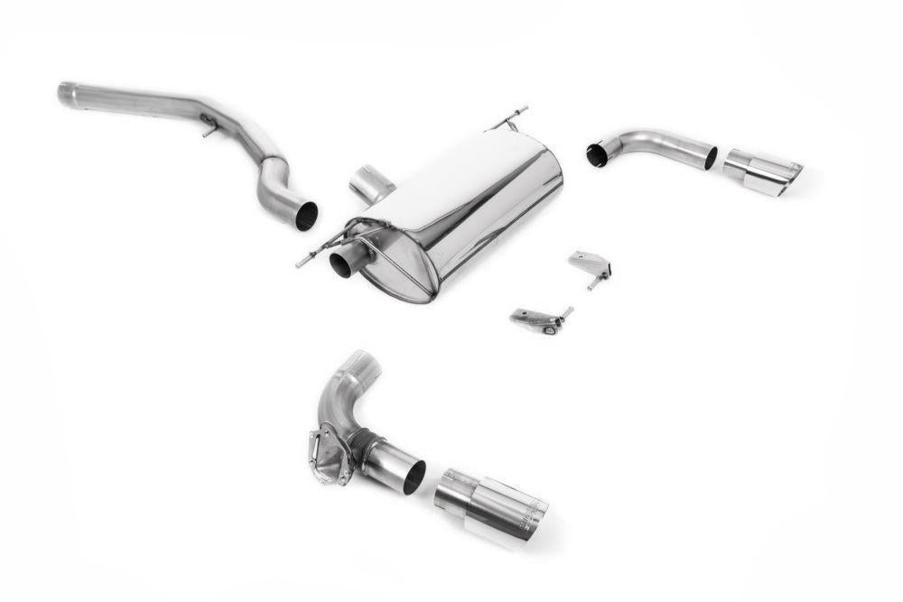 Milltek Non-Resonated Race (GPF Back) Cat-Back Exhaust System with GT-90 Tips for BMW F22 M240i Coupe 2019-2020-Exhaust-Silicon Valley Bimmer