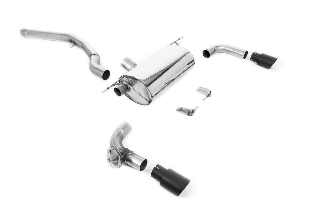 Milltek Non-Resonated Race (GPF Back) Cat-Back Exhaust System with GT-90 Tips for BMW F22 M240i Coupe 2019-2020-Exhaust-Silicon Valley Bimmer