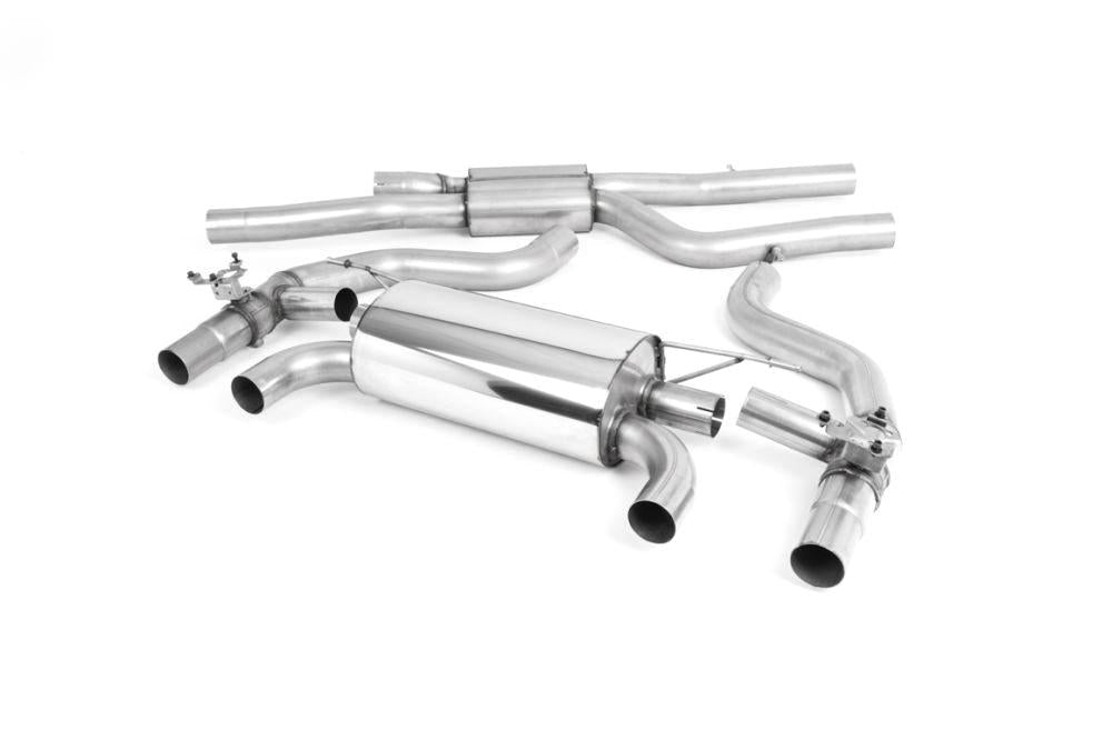 Milltek OPF/GPF Race (Louder) Cat-Back Exhaust System with Quad GT-90 Tips for BMW F87 M2 Competition 2018+-Exhaust-Silicon Valley Bimmer