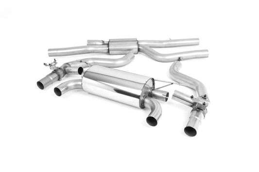 Milltek OPF/GPF Race (Louder) Cat-Back Exhaust System with Quad GT-90 Tips for BMW F87 M2 Competition 2018+-Exhaust-Silicon Valley Bimmer