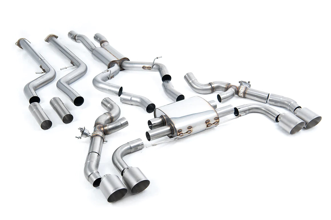 Milltek Primary Cat-Back Exhaust System with GT-115 Tips for BMW G01 X3M / X3M Comp 2022+-Exhaust-Silicon Valley Bimmer