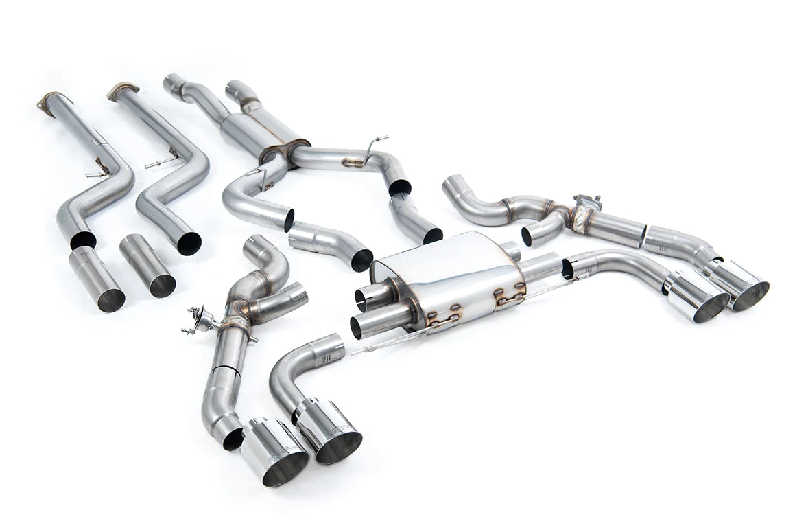 Milltek Primary Cat-Back Exhaust System with GT-115 Tips for BMW G01 X3M / X3M Comp 2022+-Exhaust-Silicon Valley Bimmer