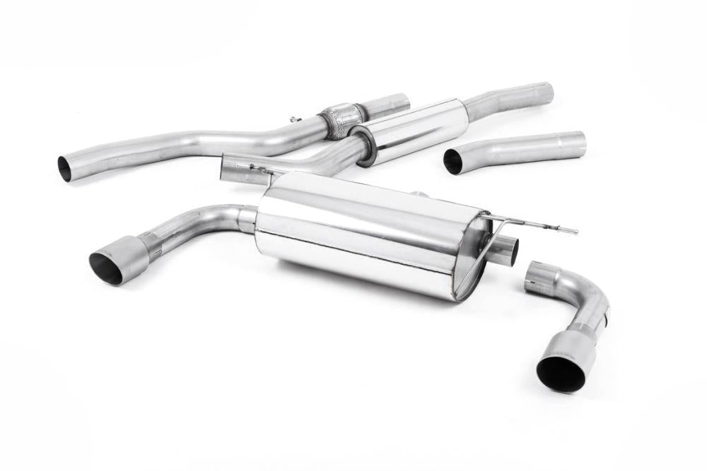 Milltek Resonated Cat-Back Exhaust System (For 435i M Sport Valance) with GT-90 Tips for BMW F32 428i Coupe 2014-2016 | Automatic-Exhaust-Silicon Valley Bimmer