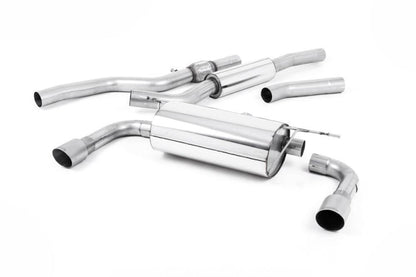 Milltek Resonated Cat-Back Exhaust System (For 435i M Sport Valance) with GT-90 Tips for BMW F32 428i Coupe 2014-2016 | Automatic-Exhaust-Silicon Valley Bimmer