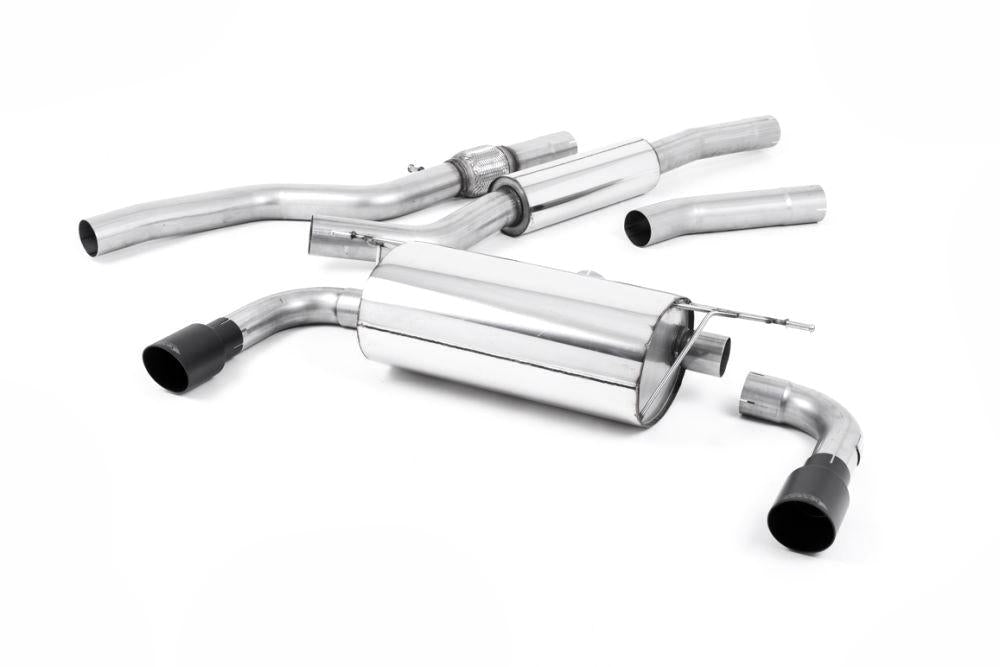 Milltek Resonated Cat-Back Exhaust System (For 435i M Sport Valance) with GT-90 Tips for BMW F32 428i Coupe 2014-2016 | Automatic-Exhaust-Silicon Valley Bimmer