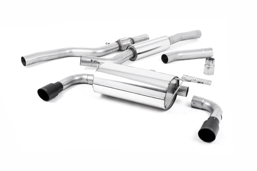Milltek Resonated Cat-Back Exhaust System (For 435i M Sport Valance) with GT-90 Tips for BMW F32 428i Coupe 2014-2016 | Manual-Exhaust-Silicon Valley Bimmer