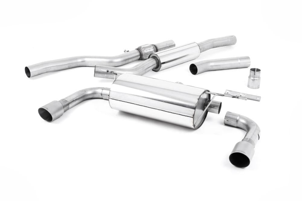 Milltek Resonated Cat-Back Exhaust System (For 435i M Sport Valance) with GT-90 Tips for BMW F32 428i Coupe 2014-2016 | Manual-Exhaust-Silicon Valley Bimmer