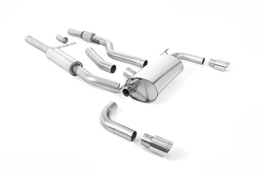 Milltek Resonated Cat-Back Exhaust System (For 435i M Sport Valance) with GT-90 Tips for BMW F32 428i Coupe 2014-2016 | Manual-Exhaust-Silicon Valley Bimmer