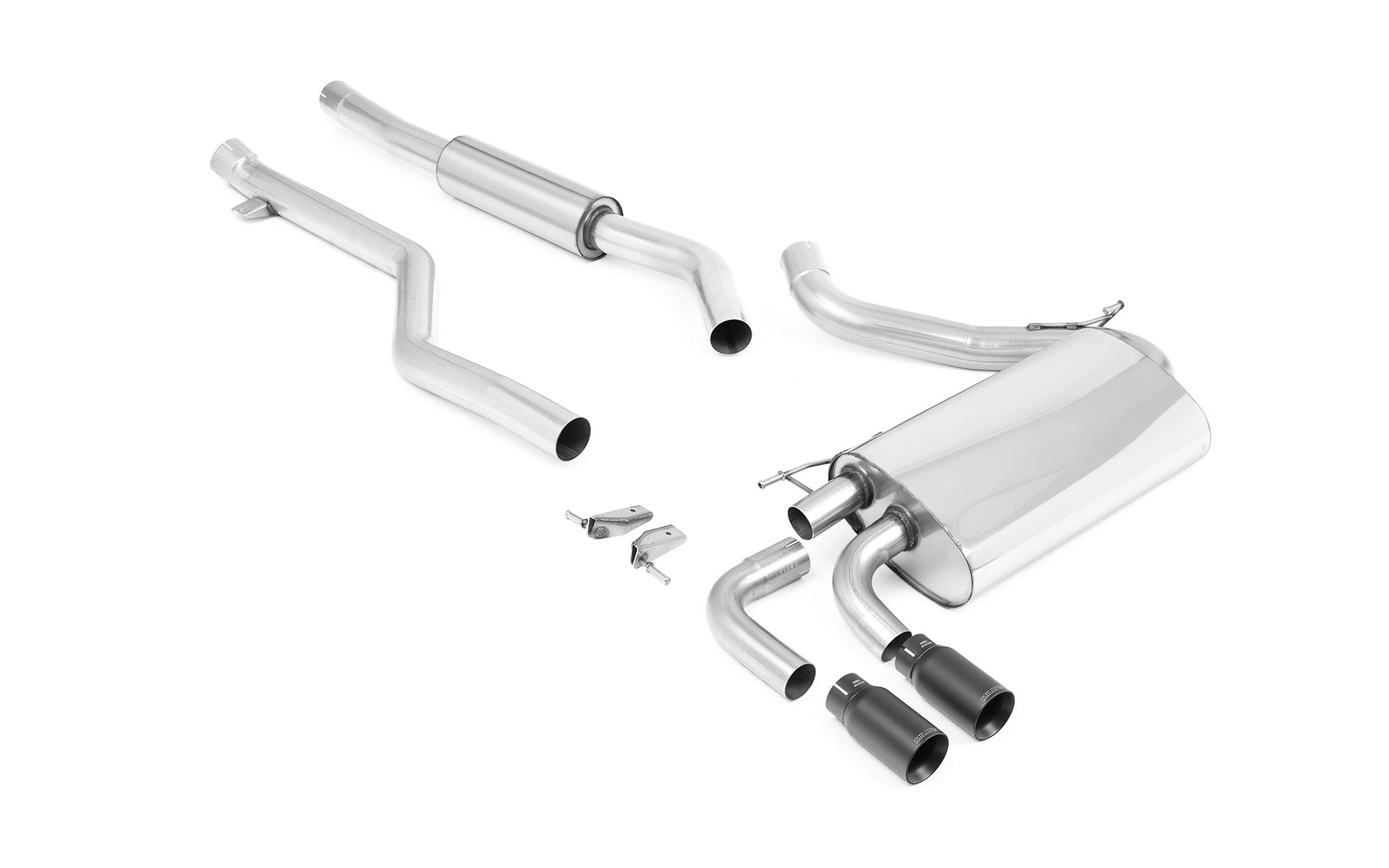 Milltek Resonated Cat-Back Exhaust System with GT-76 Tips for BMW F30 320i M Sport 2015-2019-Exhaust-Silicon Valley Bimmer
