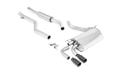 Milltek Resonated Cat-Back Exhaust System with GT-76 Tips for BMW F30 320i M Sport 2015-2019-Exhaust-Silicon Valley Bimmer