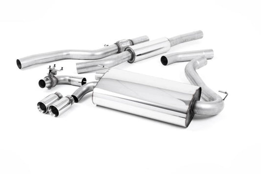 Milltek Resonated Cat-Back Exhaust System with GT-76 Tips for BMW F32 428i Coupe 2014-2016 | Automatic-Exhaust-Silicon Valley Bimmer