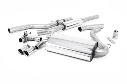 Milltek Resonated Cat-Back Exhaust System with GT-76 Tips for BMW F32 428i Coupe 2014-2016 | Manual-Exhaust-Silicon Valley Bimmer