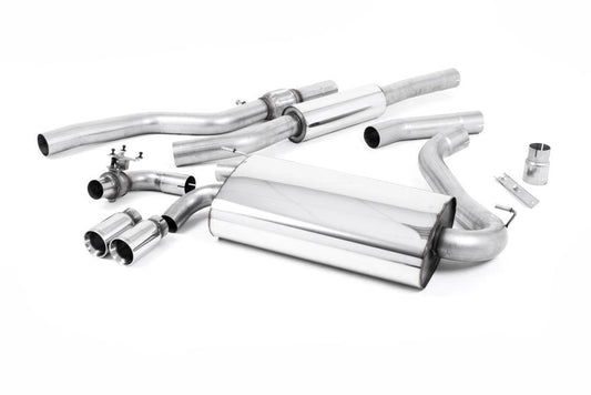 Milltek Resonated Cat-Back Exhaust System with GT-76 Tips for BMW F32 428i Coupe 2014-2016 | Manual-Exhaust-Silicon Valley Bimmer